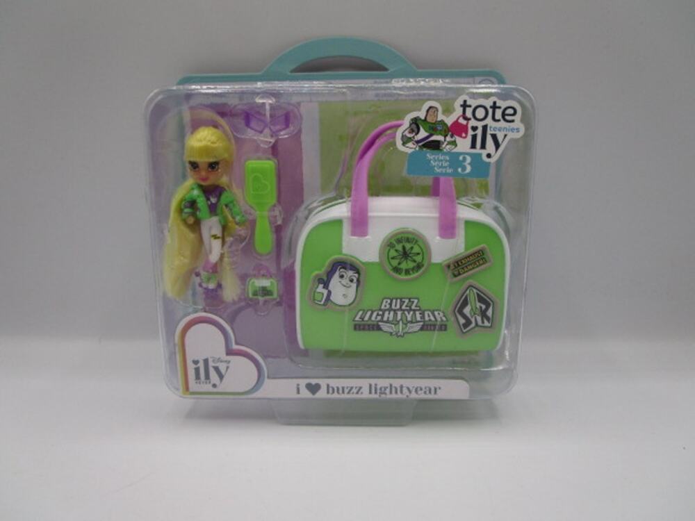 Disney ILY 4Ever Tote Teenies I Love Buzz LIghtyear Series 3 Mini Figure & Purse